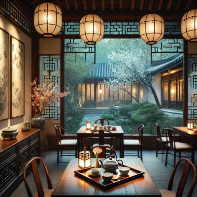 Chinese Restaurant Background 8